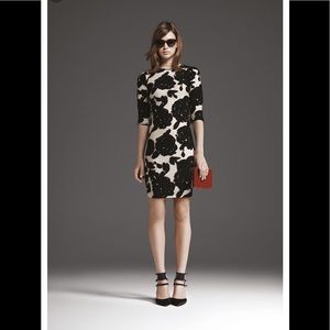 Reiss Lavine Floral Bodycon Dress Size 8